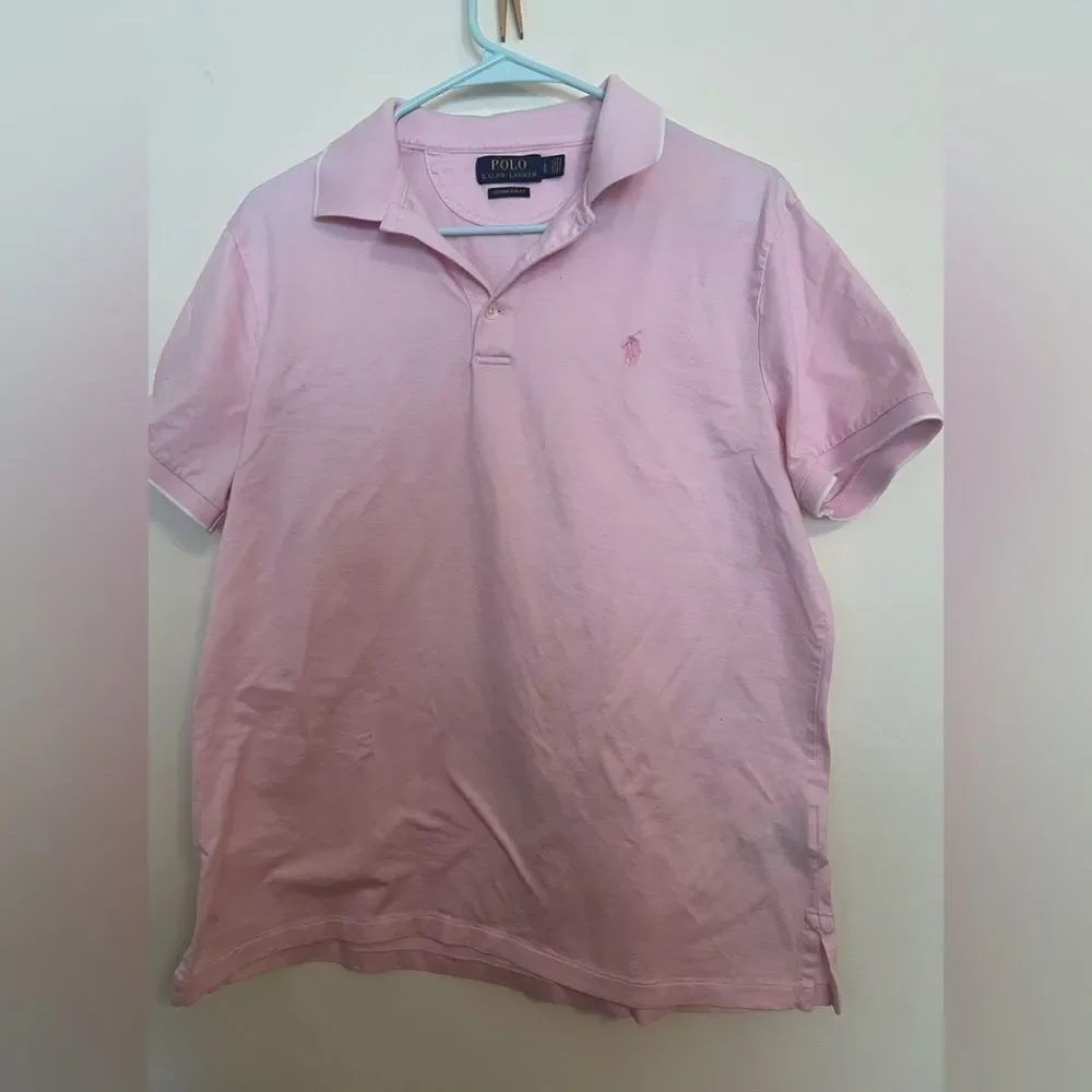 Polo by Ralph Lauren Light Pink Men's Polo Shirt